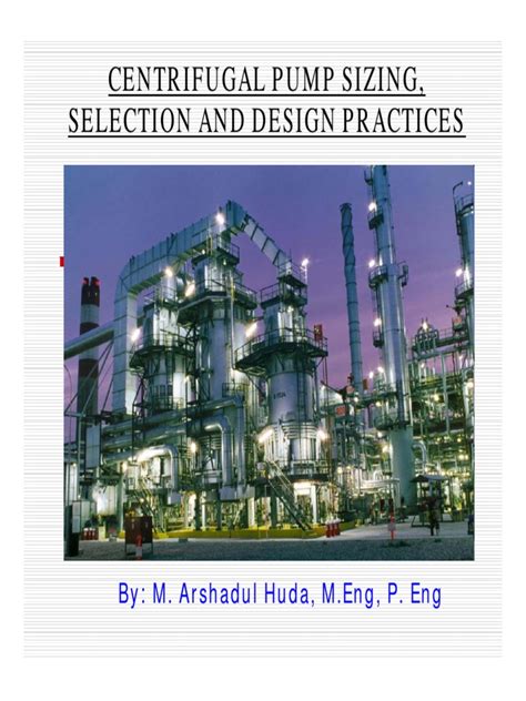 centrifugal pump rpe|CENTRIFUGAL PUMP SIZING, SELECTION AND DESIGN .